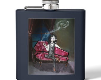 Fiaschetta da fumo "Smug Vampire" / Acciaio inossidabile da 177 ml