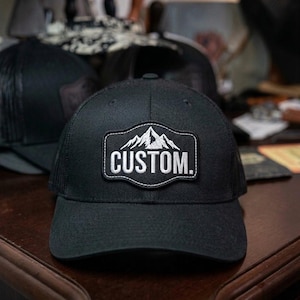 Custom Hat Patch, Embroidered Hat Patches, Custom Logo Cap Patch, Bulk Hat Patches, Iron On Sew On Velcro