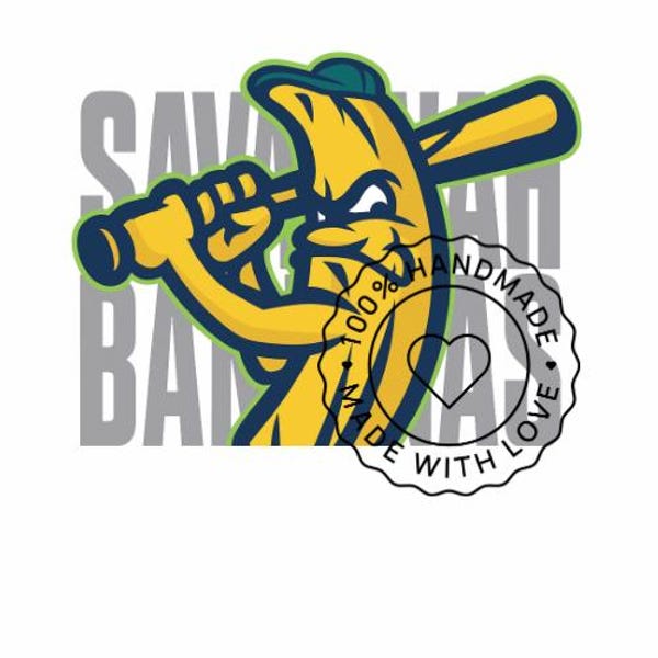 Savannah banana PNG digital download