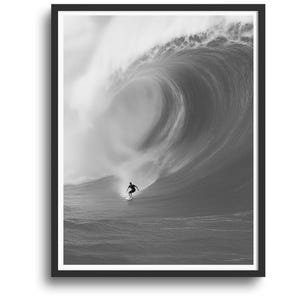 Surfer and Wave California Wall Art Black and White Ocean Print Beach Wall Art  Surfing Print Printable Wall Art Beach Decor Coastal Decor