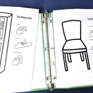 Aide au fonctionnement exécutif pour enfants | Cartable de nettoyage visuel pour la maison pour les 8-12 ans | Liste de contrôle de Pessah ou du grand ménage de printemps | Coloriage Pessa'h