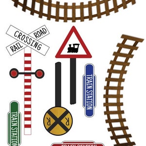 Travel Activity for Toddlers | Train Printable - Train Tracks Magnetic ...
