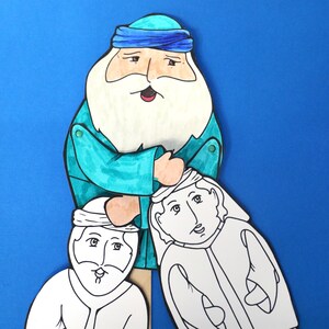 Jacob's Blessings for Ephraim &amp; Manasseh Craft | Printable Paper Puppets and Coloring Pages ...