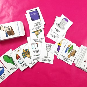 Passover Game for Kids Printable PDF Old Maid and Memory Matching Card Game for Preschool Pesach Activities for Jewish Holidays image 9