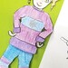 Printable Paper Dolls - Winter Girl -coloring Pages Color-in Paper ...
