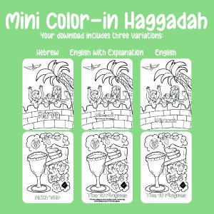 Printable Haggadah Coloring Book | Passover Craft for Preschool Kids ...