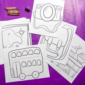 Travel Activities Bundle for Toddlers and Preschool 18 Do A image 8