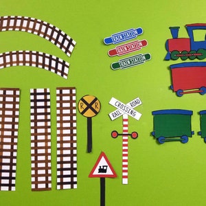 Travel Activity for Toddlers | Train Printable - Train Tracks Magnetic ...