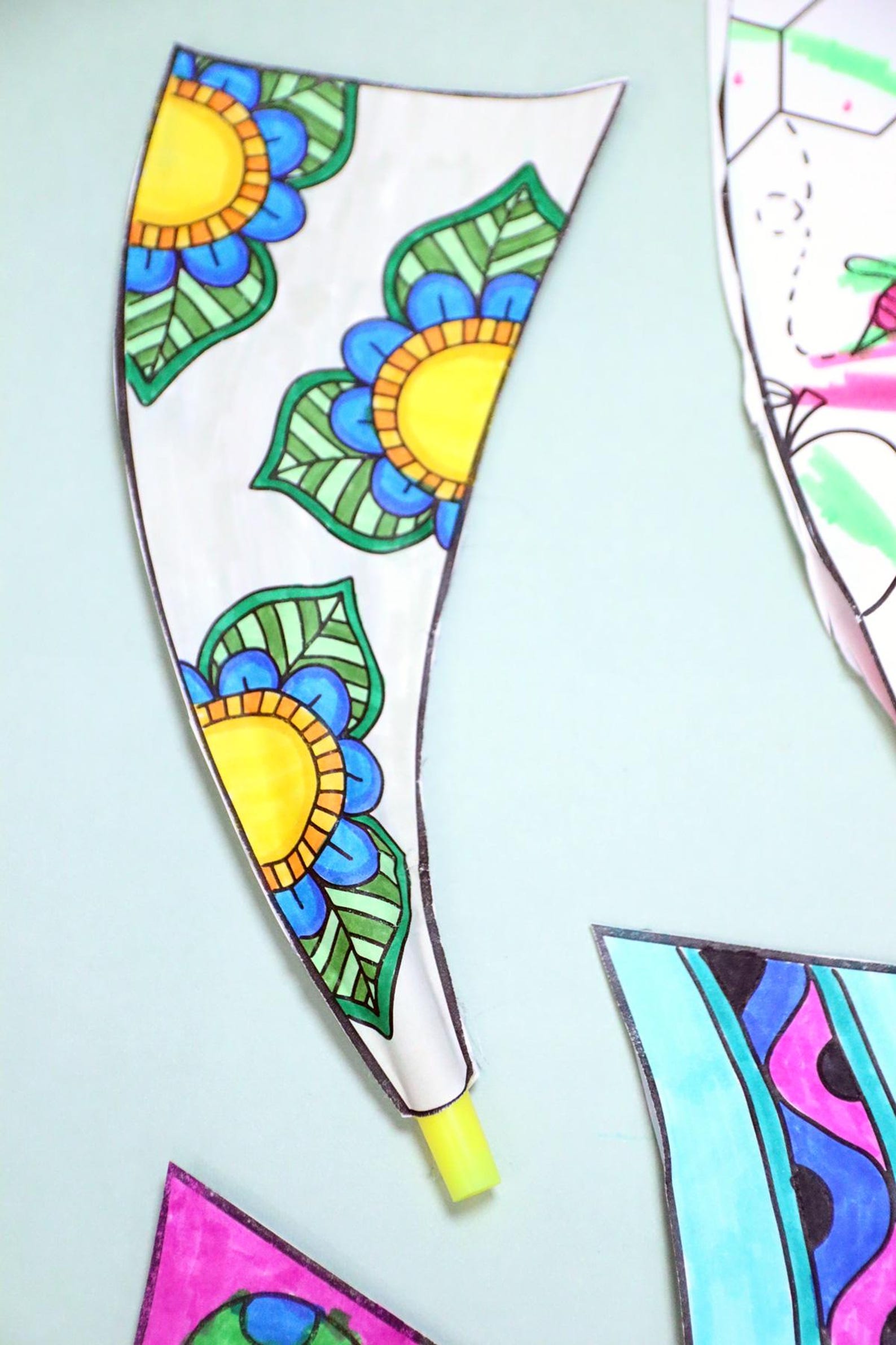Rosh Hashanah Shofar Color & Craft | Jewish New Year Coloring Pages ...