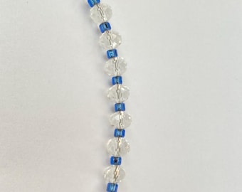 1-Decade Rosary Zipper Pull