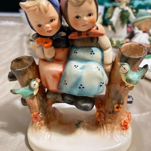 Vintage Hummel Figurine: &quot;Just Resting&quot; - TMK-3, W. Germany Collectible