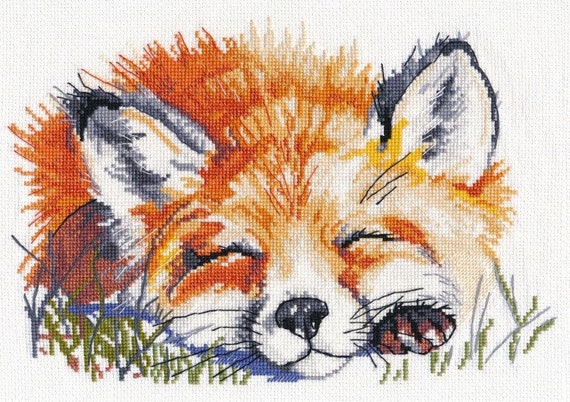 Fluffy Counted Cross Stitch Kit OVEN