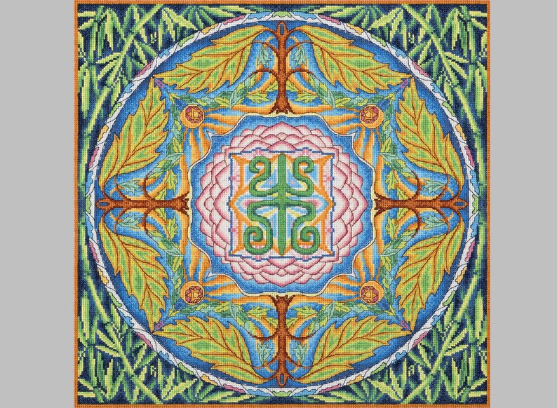 NEW UNOPENED Russian Counted Cross Stitch Kit Panna SO-1856 Health Mandala Mascot Signs Hieroglyphics