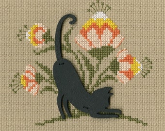 Counted Cross Stitch Kit RTO M629 "Poppyhead" Counted Cross Stitch Kit RTO M629 "Poppyhead"