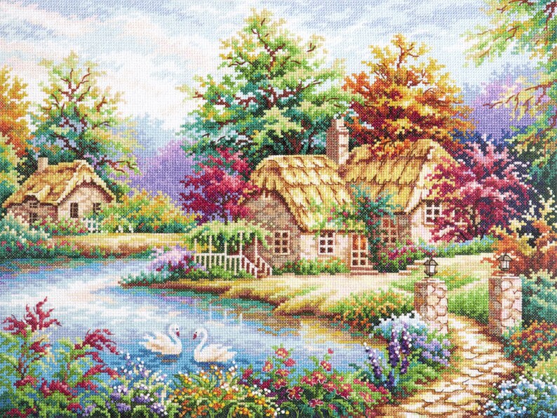 NEW UNOPENED Counted Cross Stitch KIT Magic Needle 47-03 | Etsy