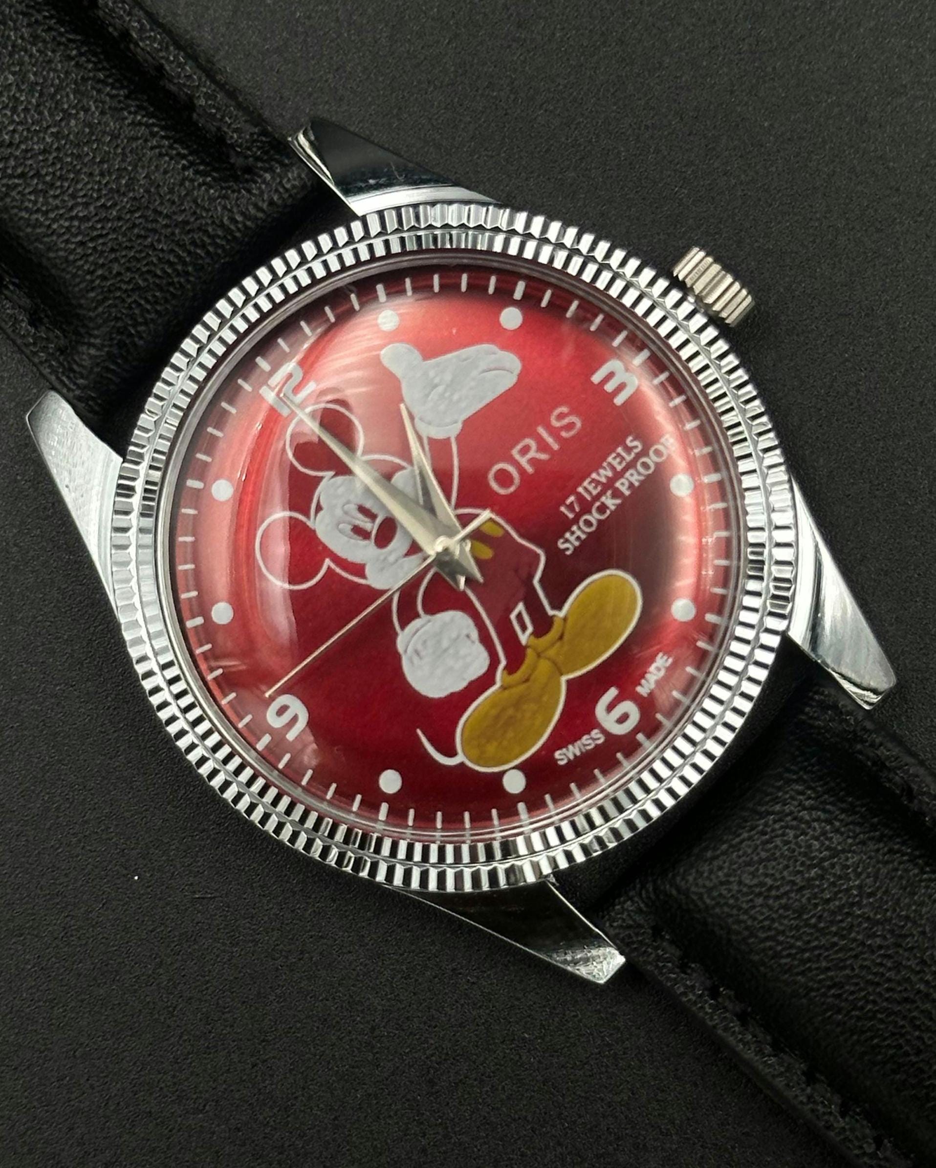 ORISヴィンテージ ミッキーマウス 手巻きアナログ時計 Oris mickey mouse - Etsy 日本