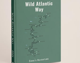Wild Atlantic Way Travel Journal | Ireland Road Trip Diary | Personalised Notebook