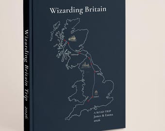 Road Trip Journal Hardback: Wizarding Map 5x7 Adventure Planner