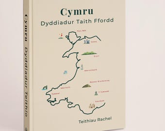 Dyddiadur Taith Ffordd Cymru | Welsh VanlifeTravel Journal | Personalised Road Trip Notebook