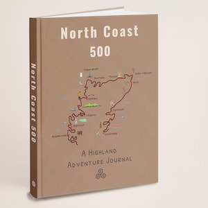 Diário de Viagem Tartan da Costa Norte 500 | Diário de viagem personalizado e exclusivo