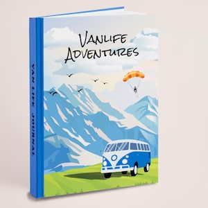 Reisemobil Journal | Geschenk für Vanlifer | Kundenspezifisches 5x7 gebundenes Journal
