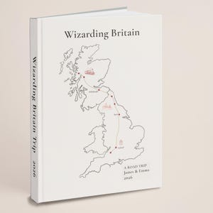 Road Trip Journal Hardback: Wizarding Map 5x7 Adventure Planner