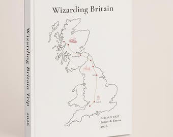 Road Trip Journal Hardback: Wizarding Map 5x7 Adventure Planner