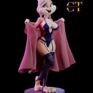 Lola Bunny Figure | 3D Painted Figures | Action Figure | Hanmade Miniature Sculpture | Gift Figurine