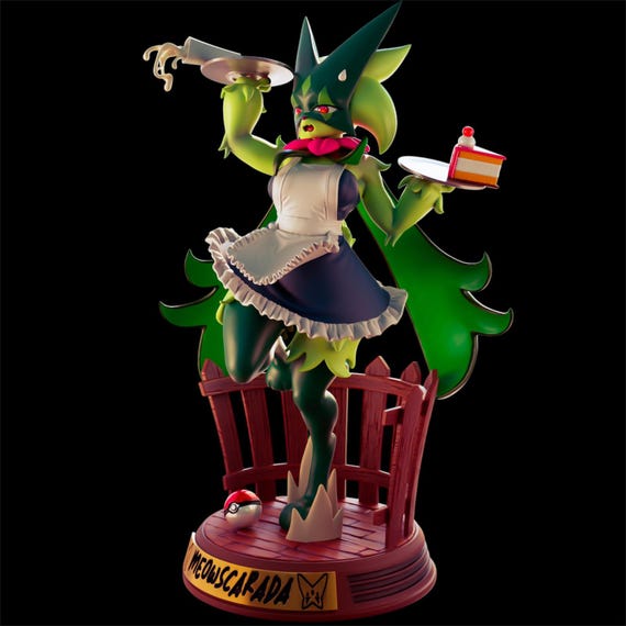 Meowscarada | 3D Painted Figures | Action Figurines | Handmade