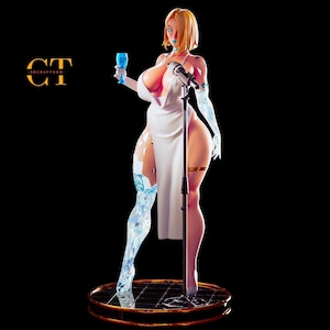 Emma Frost Figure | 3D Painted Figures | Action Figurines | Handmade Miniature Sculpture | Gift Figurine