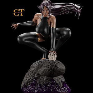 Yoruichi - Figur - 3D Bemalte Figur | Aktion Figuren | Handgefertigte Miniatur Skulptur | Geschenk Figur