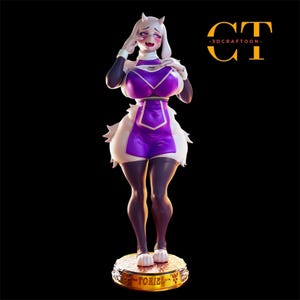 Toriel Figure – 3D Painted Figure | Action Figurines | Handmade Miniature Sculpture | Gift Figurine