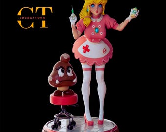 Seraphina Peach Figure – 3D Painted Figure | Action Figurines | Handmade Miniature Sculpture | Gift Figurine