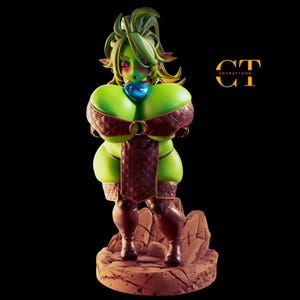 Goblin Girl Figure – 3D Painted Figure | Fantasy Shelf Decor | Action Figurine | Miniature Sculpture | Gift Figurine