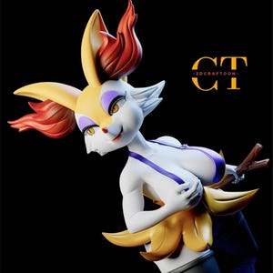 Figura di Braxien / Figura stampata in 3D / Action figure / Scultura in miniatura / Figurina regalo