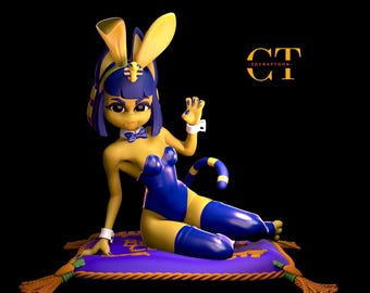 Figura de Akha: Figura pintada en 3D / Figuras de acción / Escultura en miniatura hecha a mano / Figura de regalo