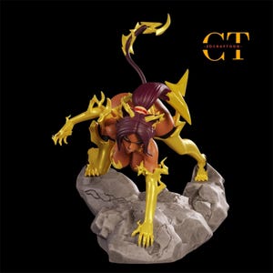 Yoruichi - Figur - 3D Bemalte Figur | Aktion Figuren | Handgefertigte Miniatur Skulptur | Geschenk Figur