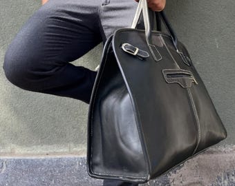 Travel Bag for Men | Handmade Vintage Duffle, Weekender, Overnight Carry-On, Leather Tote