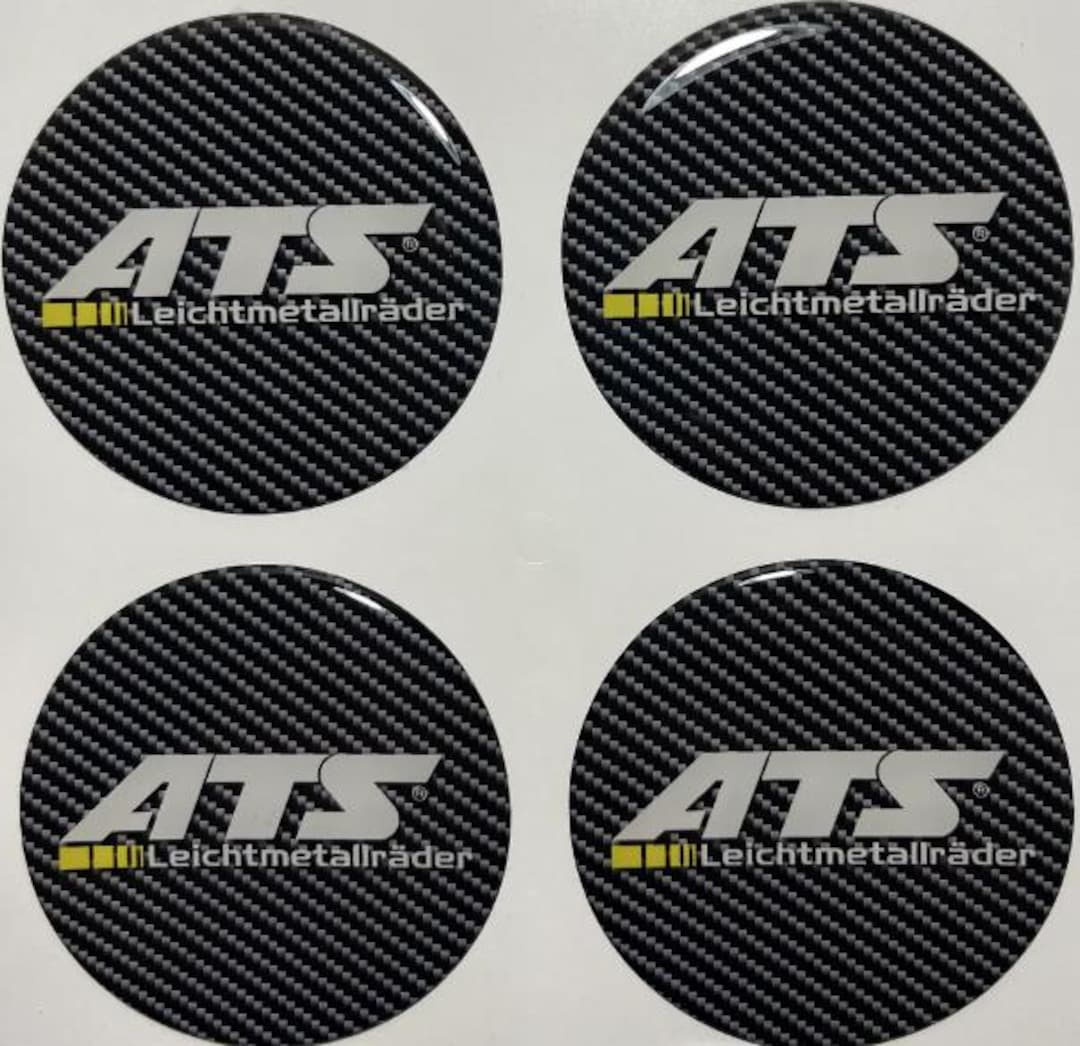Ats Sticker ATS Tuning Decals (set of 4): Handmade Epoxy Wheel Center Cap Stickers ...