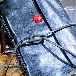 Handcrafted Leather Journal, Shadow King Edition