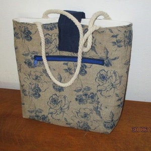 Borsa da spiaggia, borsa da bagno, borsa da sauna, borsa per la spesa XL, borsa shopper