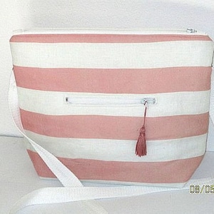Linen bag shoulder bag crossbody bag bag