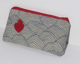 Glasses bag, cell phone bag, cosmetic bag, medicine bag, pill bag