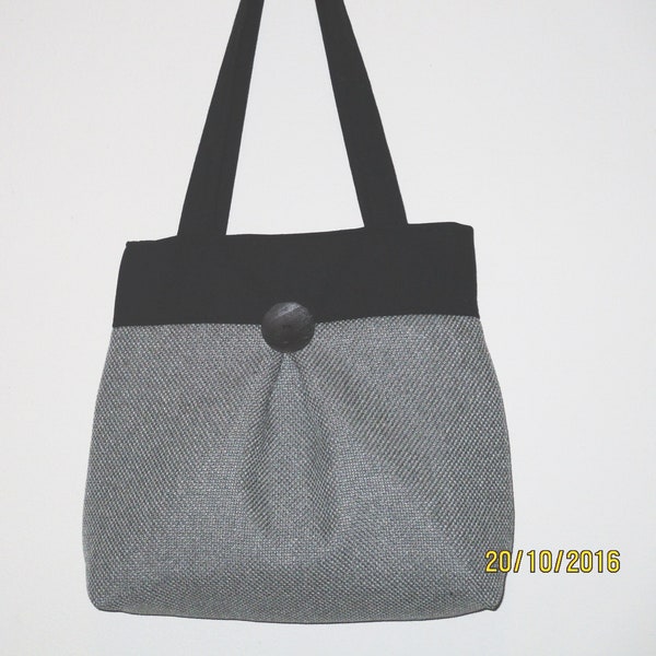 Lieblingstasche - Grau-schwarz  Handtasche