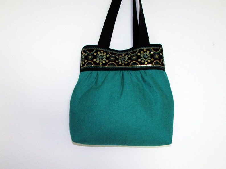 Emerald Handbag Shopper image 1