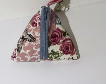 Mini bag, jewelry bag, tampon bag, cosmetic bag, makeup bag, pyramid bag