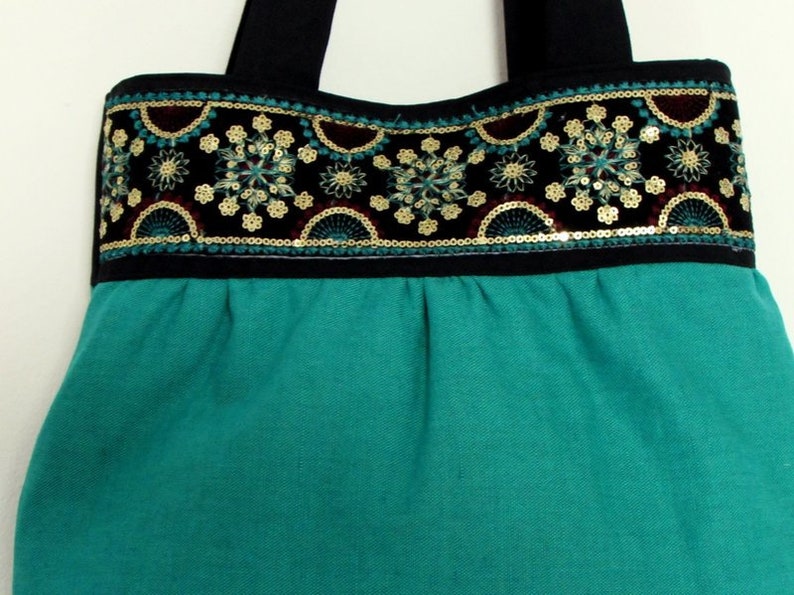 Emerald Handbag Shopper image 3