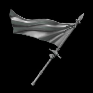 Vampire tactical banner lances -3d printed bits for kitbashing