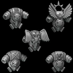 Vampire ranger backpacks bits -3d printed bits for kitbashing