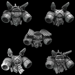 Vampire backpacks bits -3d printed bits for kitbashing